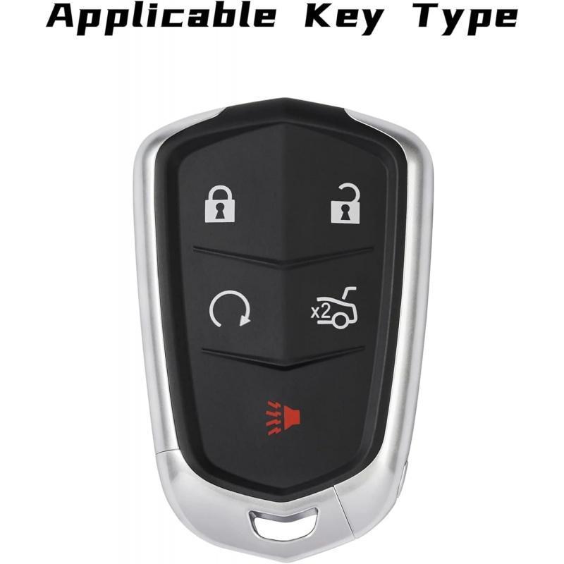 Key Fob Cover for Chevy Suburban Tahoe 2015 2016 2017 2018 GMC Yukon