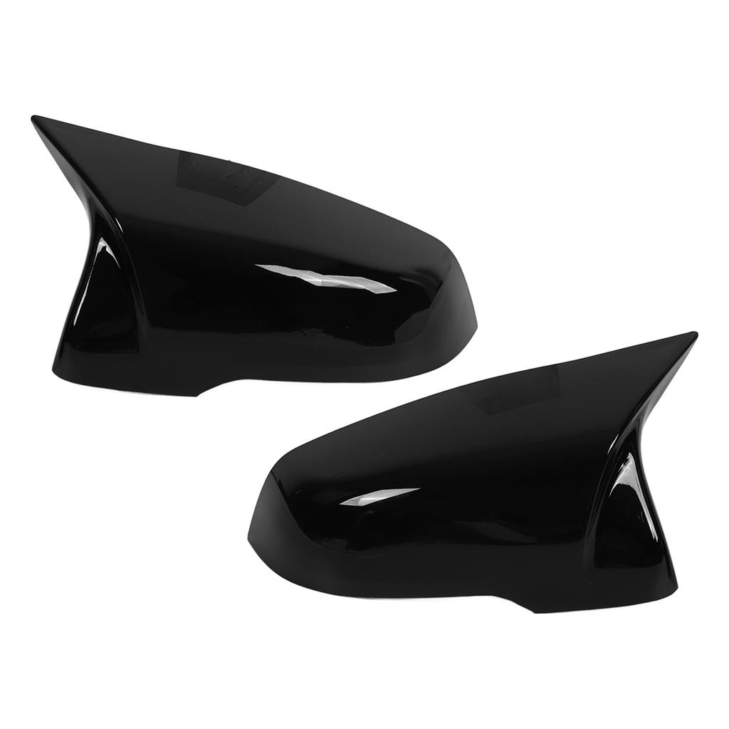 Rear View Mirror Covers 51167386568 Gloss Black Left Right Replacement for 120i Sport Line Sedan 4 Door 2019