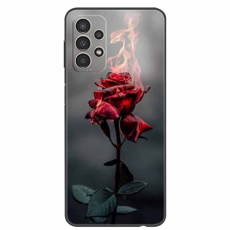 Для Samsung A13 4G чехол A135F мультфильм мягкий силиконовый волк телефон задняя крышка для Samsung Galaxy A13 4G чехлы лев Fundas A 13 2022