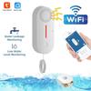 Tuya Wi-Fi умный датчик утечки воды детектор уровня перелива воды охранная звуковая сигнализация система датчик утечки воды удаленный монитор