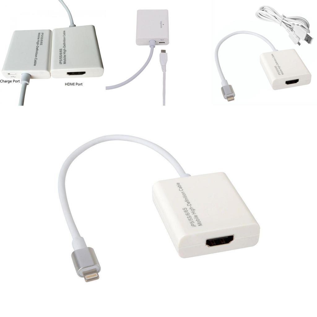 Кабель-адаптер Apple Lightning на HDMI с медным сердечником для зеркалирования экрана и потоковой передачи HD-видео