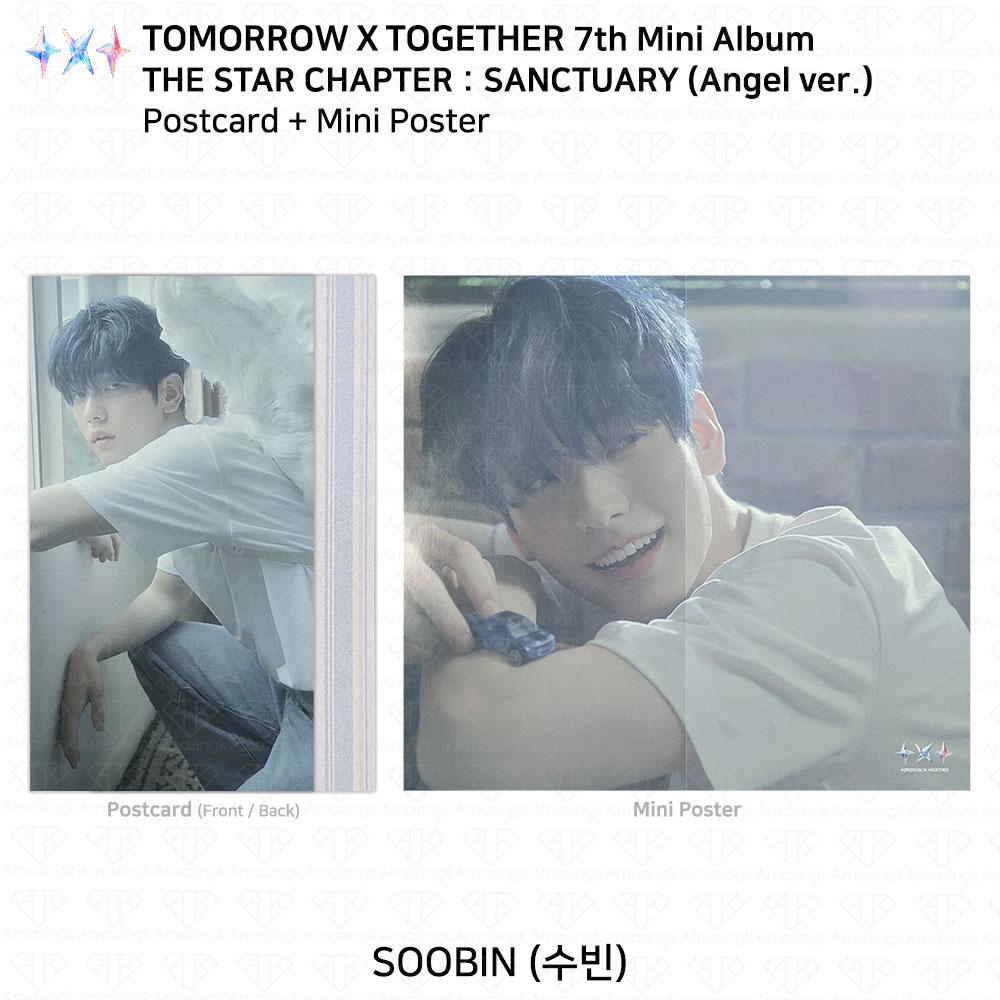 TXT 7-й мини-альбом The Star Chapter SANCTUARY Angel ver Фотокарта Постер Набор открыток