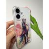 Акварельный чехол для телефона с лошадью, совместимый с iPhone 16 Plus, чехол для телефона с картиной лошади для iPhone 16 Plus, крутой чехол-бампер из ТПУ