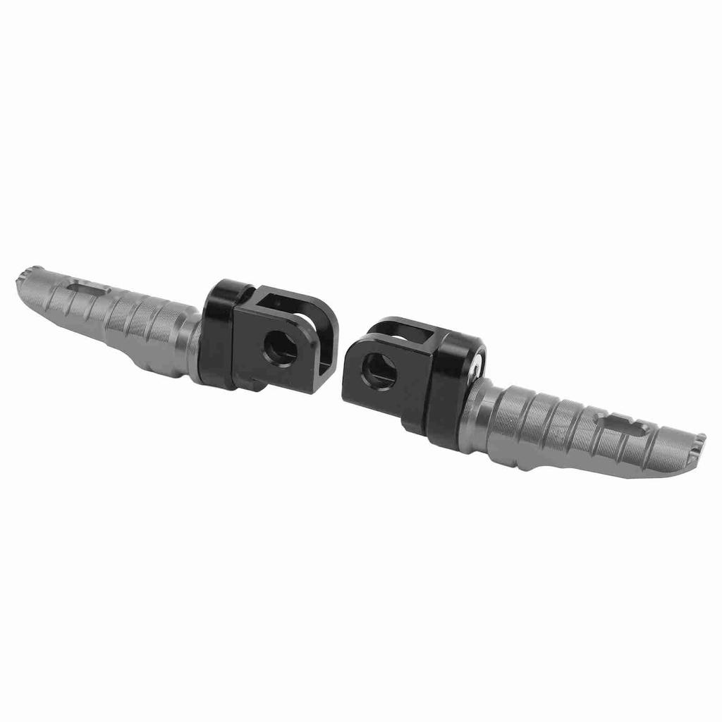 1 Pair Motorcycle Front Foot Pegs Short Handle CNC Process T6063 Aluminum Alloy Replacement for CFMOTO 450SR 2022‑2023