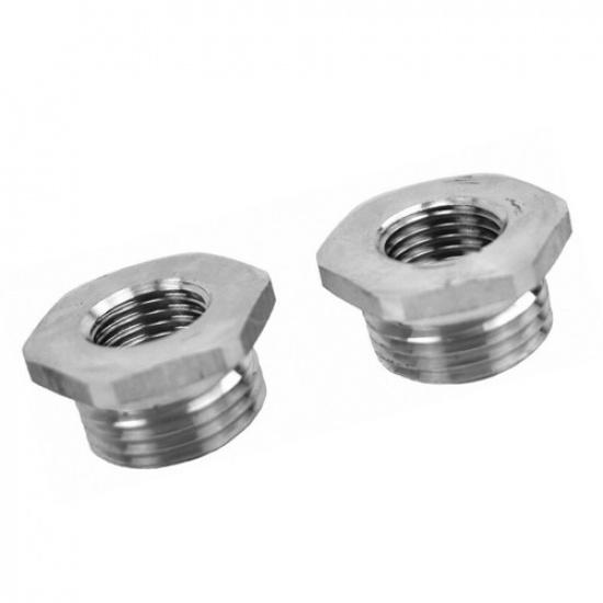 Fit for Harley Davidson Exhaust Reducer Oxygen Sensor Ports 12MM-18MM Hole Kit
