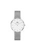 DANIEL WELLINGTON Маленькие часы Sterling White, 32 мм,