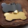 Bone Shape Stainless Steel Dog Tag Cat Tag Pet ID Name Tag