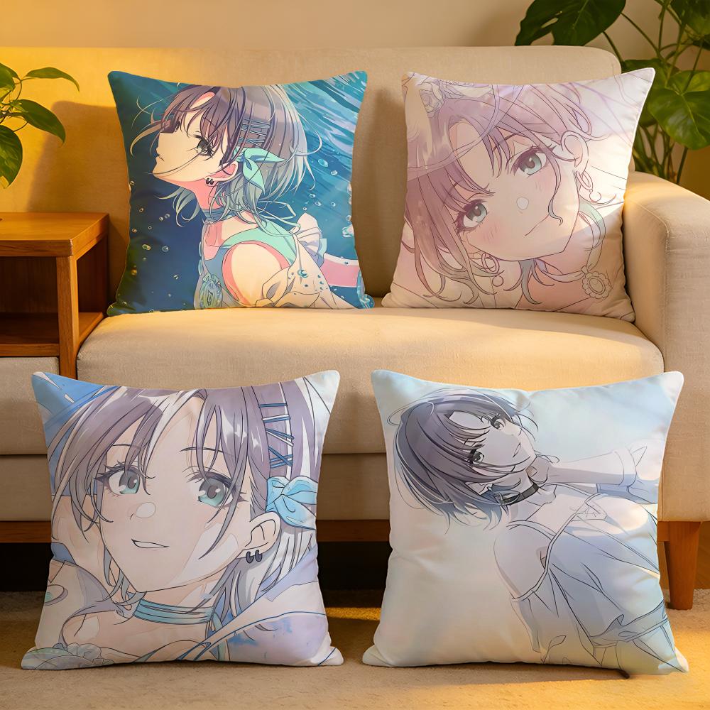 Cushion Cover Linen SkinFriendly Soft Decorative Case for Sofa Home Decor Anime Toru Asakura Pillow cover