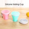 Outdoor Sports Silicone Cup for Water Business Trip Portable 200ml Foldable Cup Travel Multifunctional Retractable Mouthwash Cup