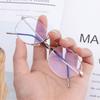 Оправа для защиты глаз Металлические очки Компьютерные очки Ультралегкая оправа Очки с защитой от синего света