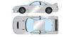 EIDOLON 1/43 Масштаб Nismo GT-R LM Дорожный автомобиль 1995 Серебристый Готовый продукт