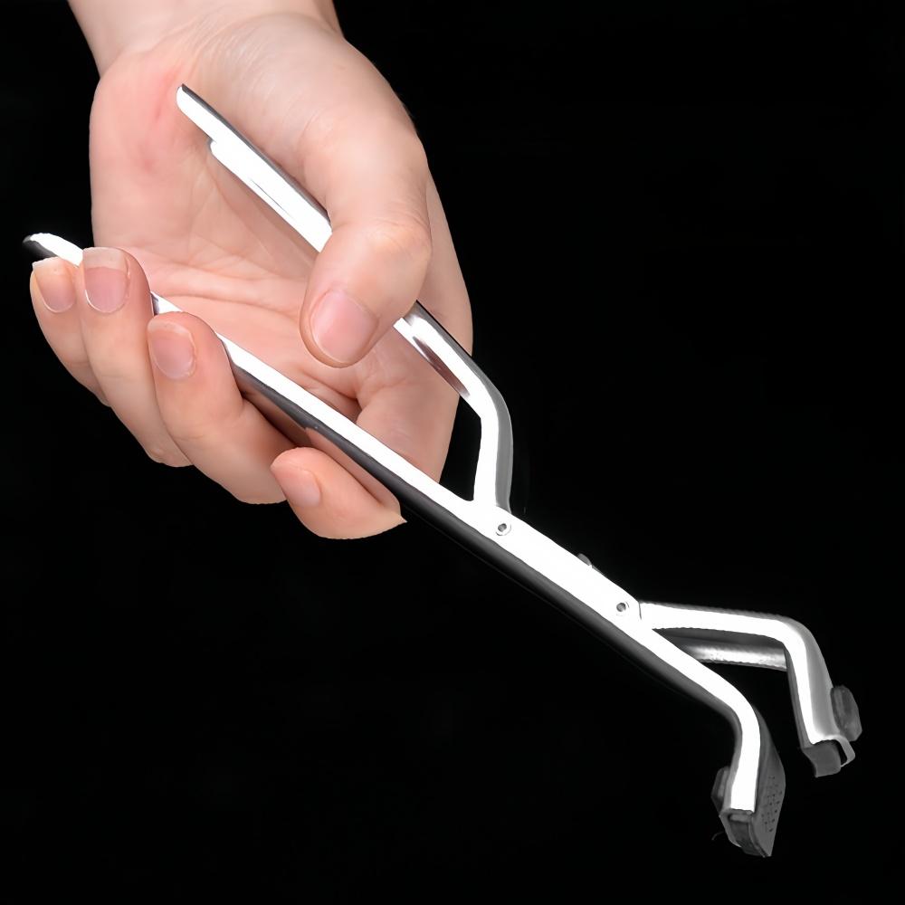 Зажим для миски из нержавеющей стали, утолщенный зажим для тарелки, силиконовый противоскользящий, защита от ожогов, противень для выпечки, пароварка, кухонные инструменты первой необходимости