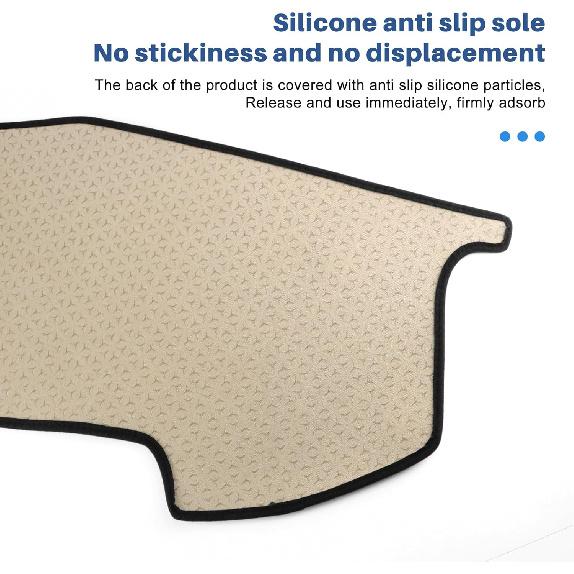 KUNGKIC for Ford Mustang 2024 2025 Rear Dash Cover Custom Interior Dashboard Pad Carpet Mat Flannel Sunshield Protector Pad Accessories Non-Slip