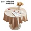 1 шт. 50x50 см 90x90 см Круглая скатерть с кружевом Круглый стол Квадратный стол Пылезащитная скатерть Скатерть маленького размера Чехол для стола Фон для фото на столе