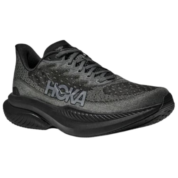HOKA One One Mach 6 Versatile Comfortable Durable Breathable Lightweight Running Shoes Men Sneakers Black 1147790-BCKT