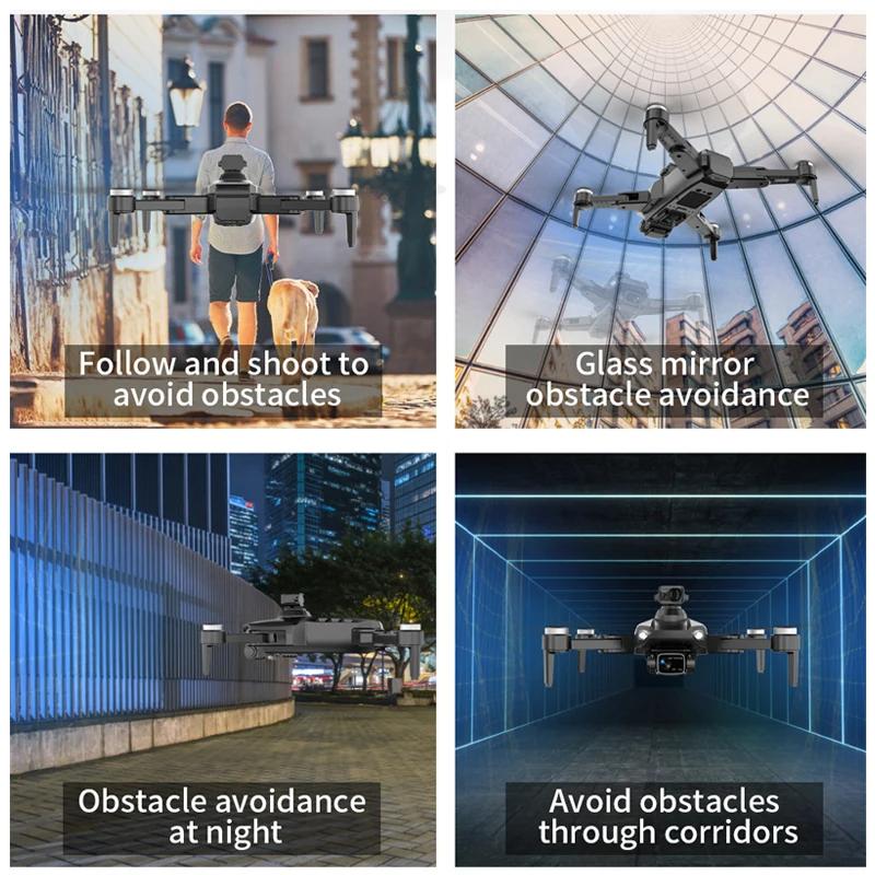 New L900 PRO SE Drone 4K Professional GPS 5G WIFI Brushless Motor 8000M Dual Camera Drone Foldable Remote Control Quadcopter FPV Smart Follow