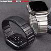 Роскошный ремешок из нержавеющей стали для Apple Watch Ultra 3/2/1 49 45 41 40 46 42 44 мм, металлический браслет, серии 11 10 9 8 7 SE3 6 5 4