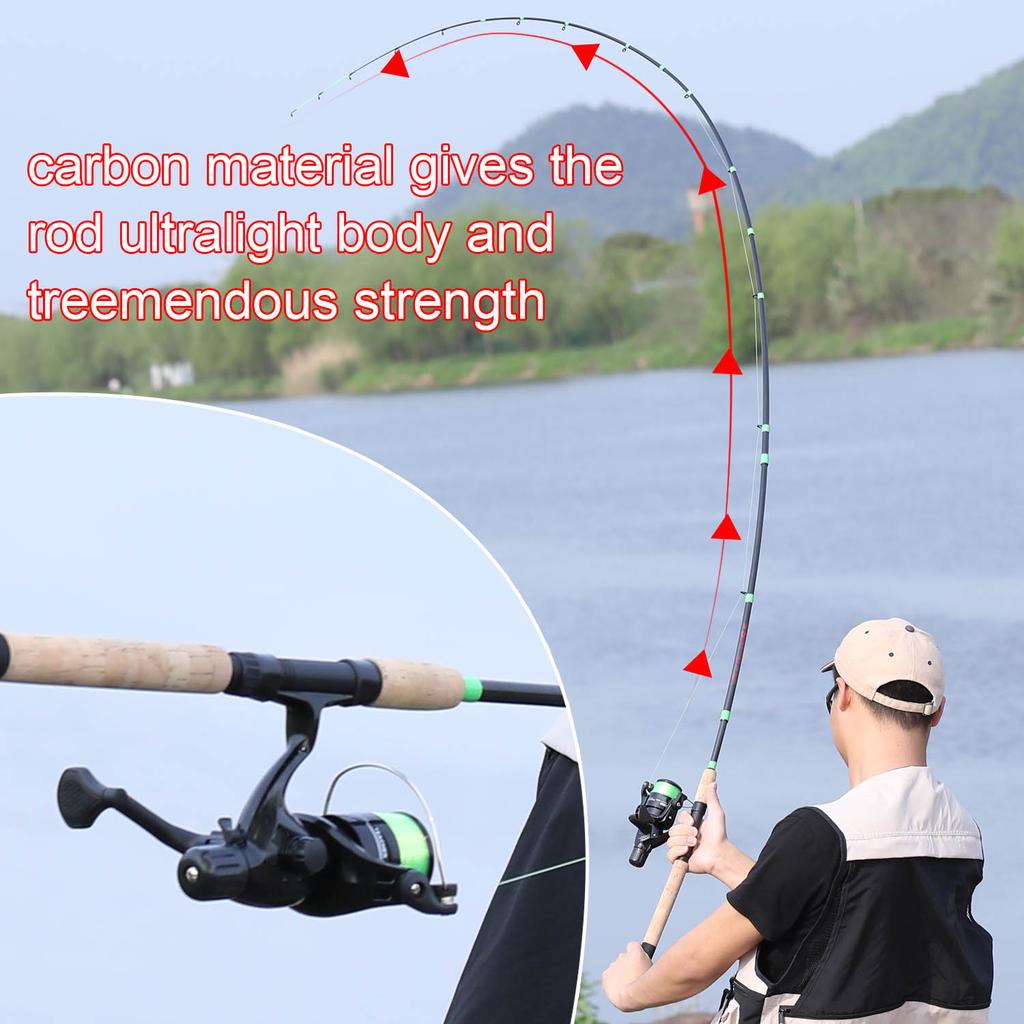 Удочка 3,0 м/9,8 футов фидерная удочка из углеродного волокна спиннинг для морской рыбалки