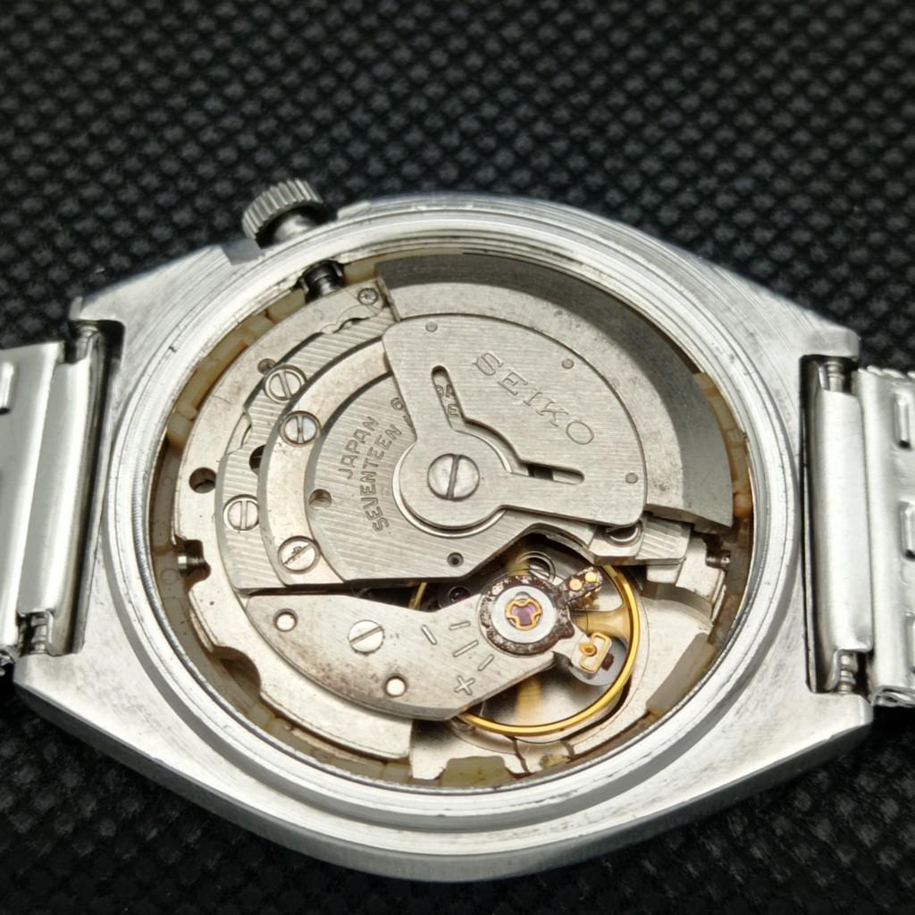 Б/У винтажные часы SEIKO 5 AUTOMATIC 6309A JAPAN MENS D/D BLACK WATCH 596-a312747-2 SKU596-a312747