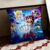 Аниме Saint Seiya Наволочка Двусторонняя Мягкая Прочная Подушка Чехол для Дома Автомобиля Многоцелевое Использование для Ежедневного Комфорта