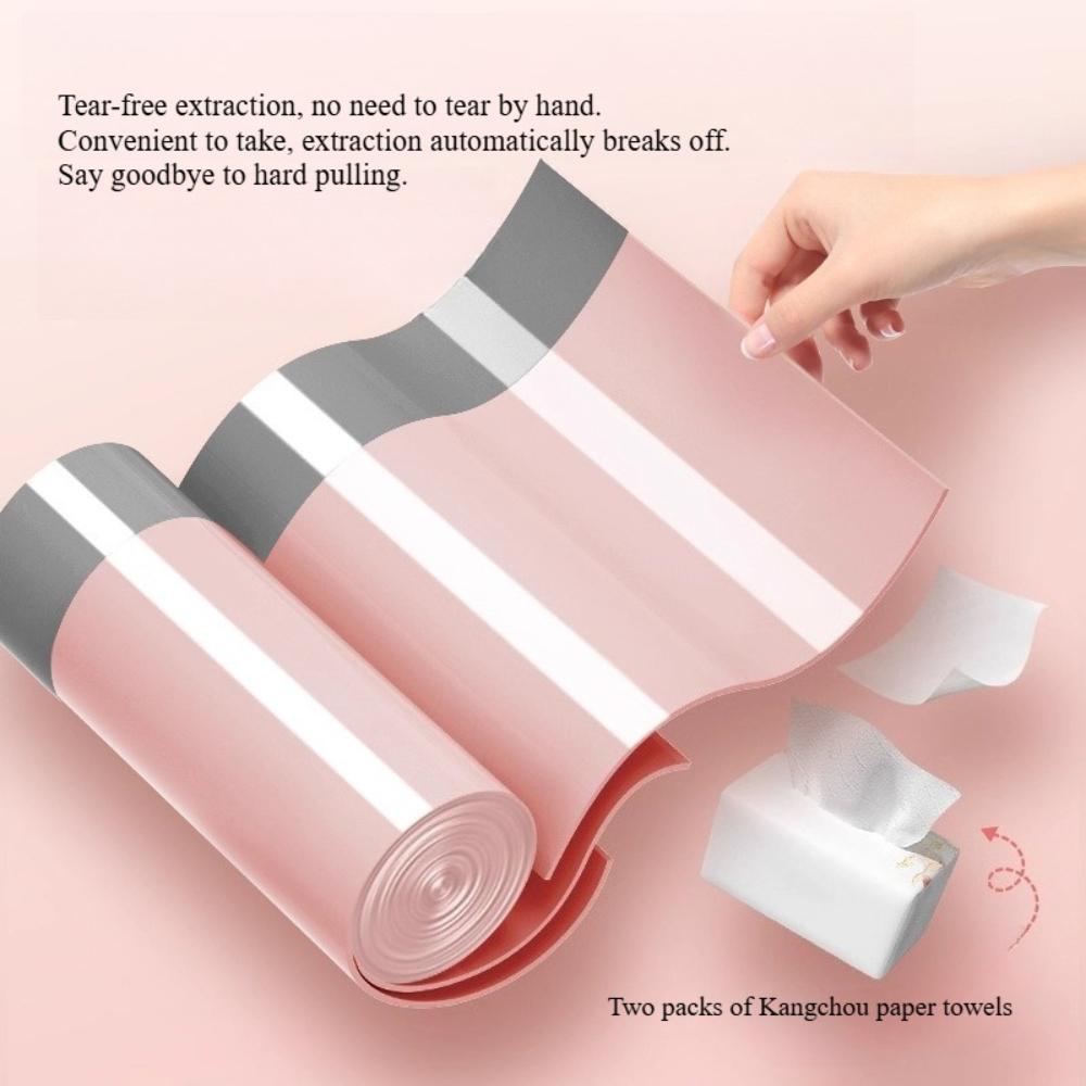 New Tear-Resistant Drawstring Garbage Bags Thickened Plastic Handheld for Kitchen/Dorm/Bathroom Home Use RQSL-WM-0066-51