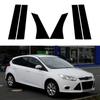 Для Ford Focus седан/хэтчбек 2012-2019 автомобильные стойки стойки двери, окна, обшивка, наклейки, аксессуары для стайлинга, внешние детали, автомобильная наклейка