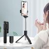 С заполняющим светом Мобильный телефон Селфи-палка Кронштейн для прямой трансляции для записи видео/фото/влога