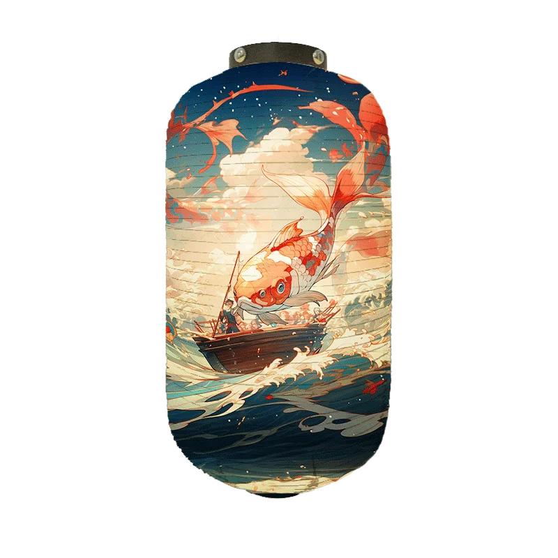 Japanese Lanterns Paper Waterproof Long Restaurant Bar Hotel Festival Decoration Wedding Birthday Home Party Supplies Lanterns