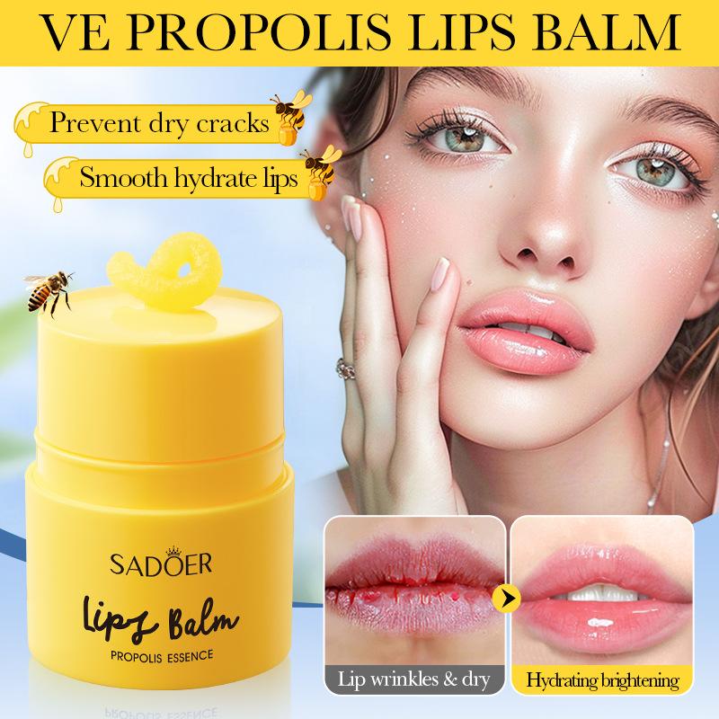 Бальзам для губ SADOER Propolis Vitamin E Essence Увлажняет и увлажняет Осенний и зимний бальзам для губ