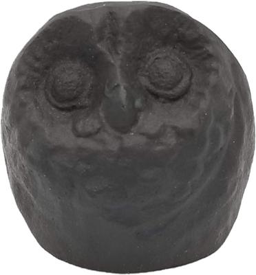 Iwachu Пресс-папье Сова большая черная 30021 Дизайнерский аксессуар Nambu Ironware