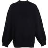 Balenciaga Sporty B Crest Logo Crewneck Sweater 'Black' Men's 671125TLV60-1000