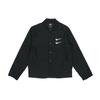 Sportswear Swoosh Embroidered Cotton Jacket Men Outerwear Black DM1247-010