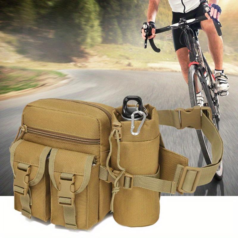 Tactical Men Waist Pack Nylon Hiking Water Bottle Phone Pouch Outdoor Sports Hunting Climbing Camping Belt Bag