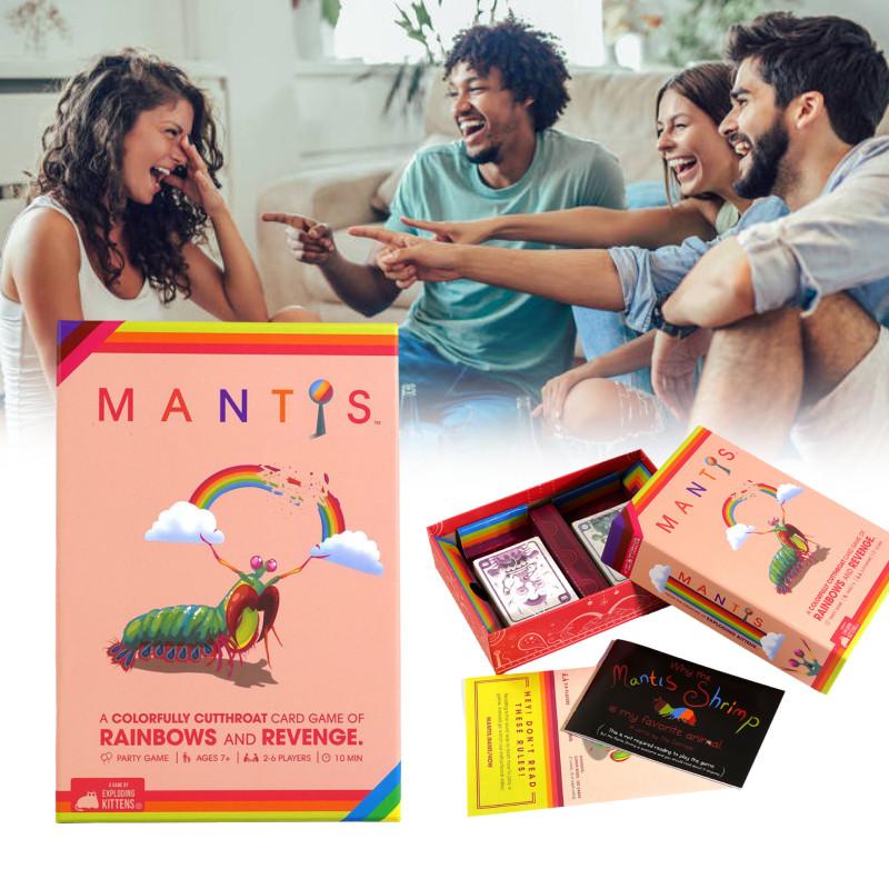 Мантис Взрывной Котёнок Мантис Игра на совпадение карт для захватывающих семейных посиделок
