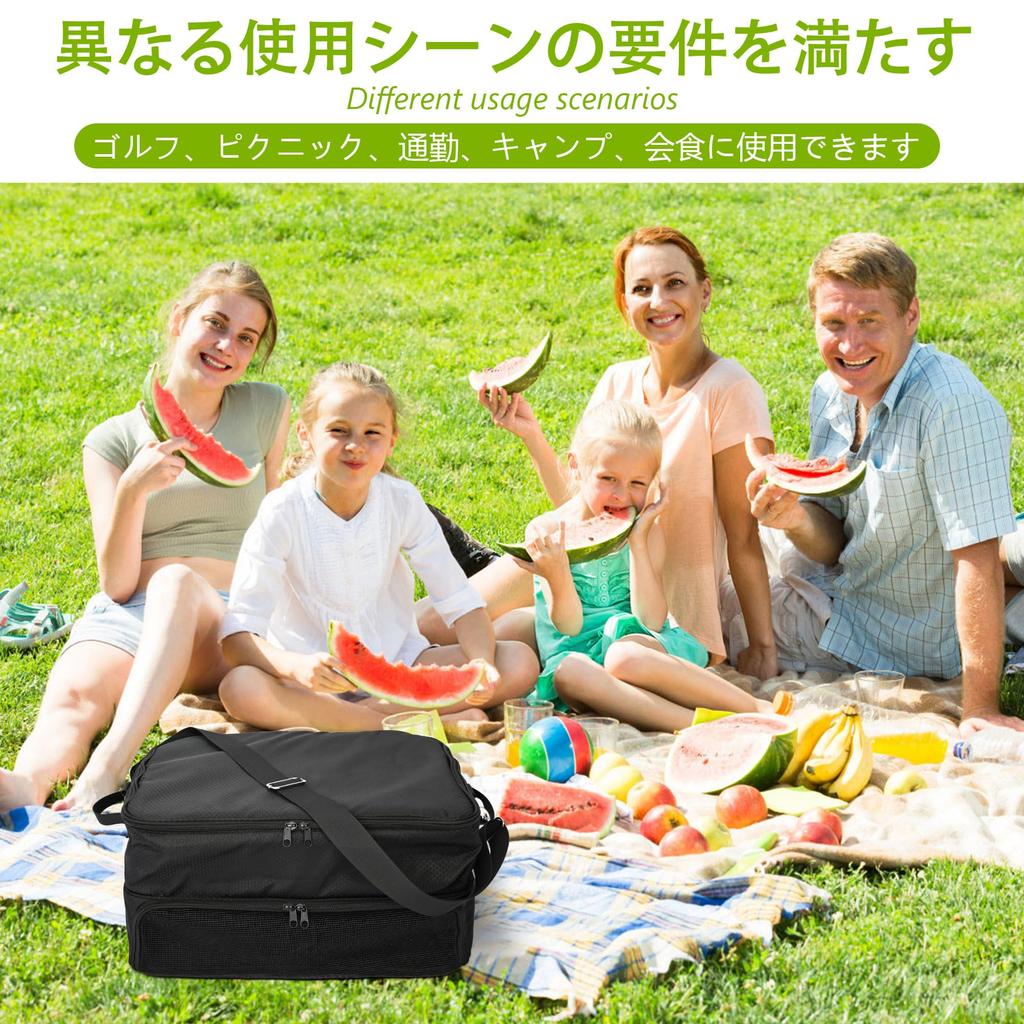 Rloao Golf Trunk Trunk with Separate Compartments for Two Pairs of Adjustable Shoulder Large Capacity Luggage Storage Car Golf Locker Bag for Men