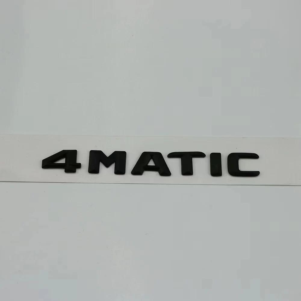 3D For Mercedes Benz A B C E G S ML SL CL GLA CLA Class AMG 4MATIC 4 MATIC Trunk Chrome Matte Black Letters Emblem Badge sticker AF1
