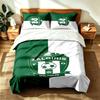 Zalgiris (1) 3pc set suitable for master bedrooms soft and comfortable an ideal gift for family and friends Includes one duvet cover and two pillowcas