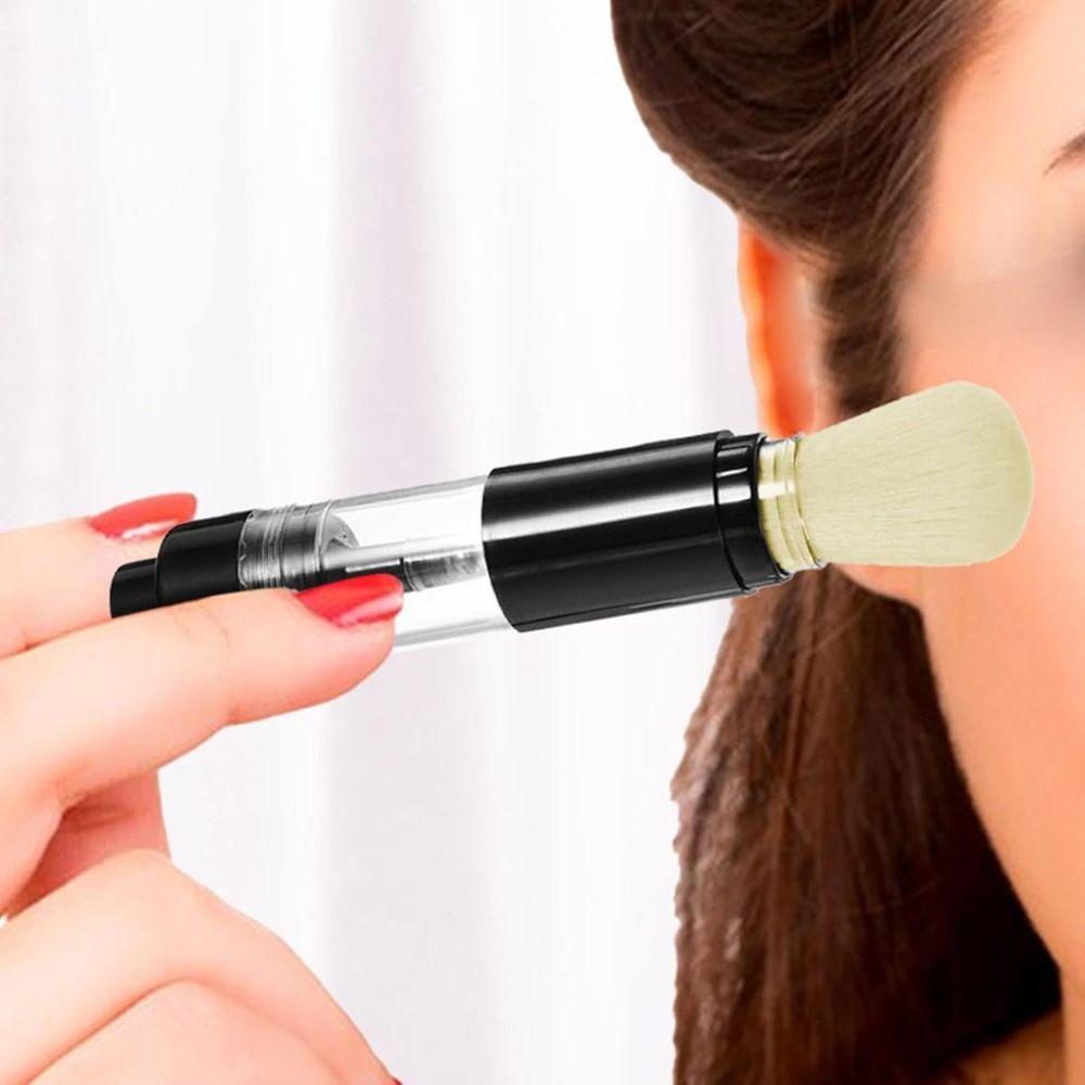 Refillable Embossing Powder Brush Reusable Automatic Powder Spray Brush Applicator Brush Woman