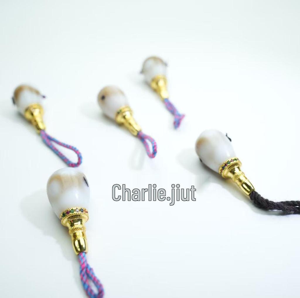 Тибетский Дзи Бусина Зуб Тигра Голова Будды Бодхи Браслет Четки, Разделимый Трехсторонний Аксессуар для Молитвенных Бусин с Натуральной Головой Будды.