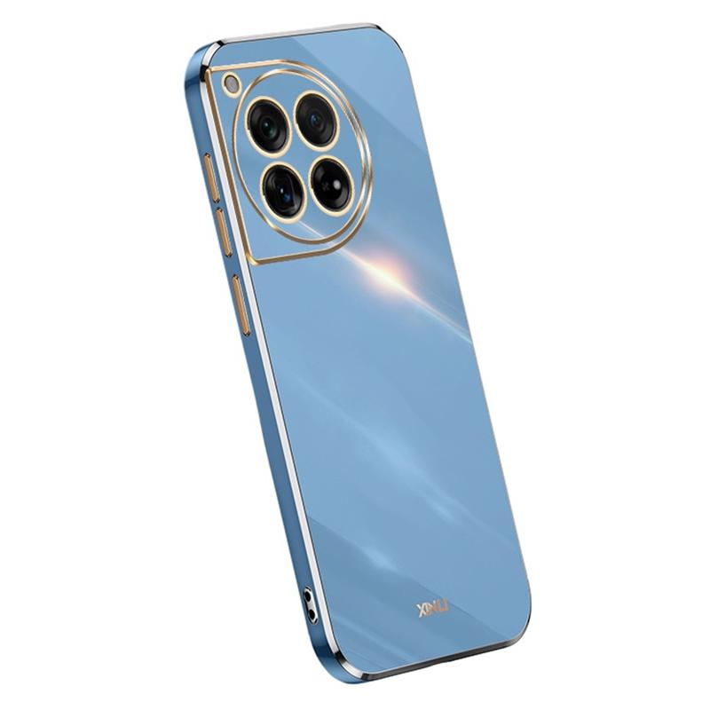 XINLI For OnePlus 12 5G Case Electroplating TPU Phone Cover Precise Lens Protection