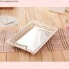 European Style Silver Plated Storage Tray Afternoon Tea Dessert Snack Tray Wedding Dessert Table Decoration Fruit Cake Pan