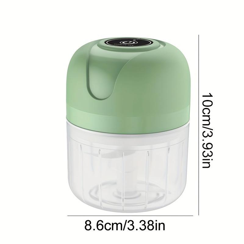 1pc 4 In 1 Vegetable Chopper Handheld Electric Vegetable Cutter Set Portable Wireless Garlic Mud Masher Garlic Press