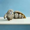 Cute Animal Statue Resin Miniature Figurine Sculpture Desktop Decoration Owl Ornament  TV Cabinet