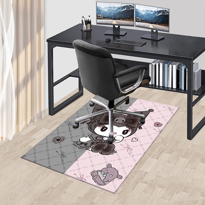 Anime Cartoon Design Chair Mat - Non-Slip Carpet for Office Chair, Home Decor, Living Room, Bedroom, Game Room & Dormitory (Seasonal Gift).E095