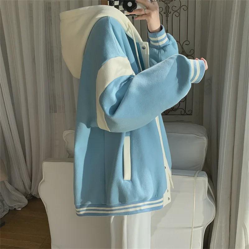 Men's Trendy Hooded Jacket: Stylish Spring/Autumn Loose-Fit Sweater Design