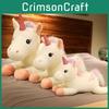 Charming Short Plush Unicorn Stuffed Animal Pillow Comfortable Bedside Support For Children