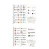 Adhesive English Word Sticker Educational Vocabulary Sticker Language Teaching Aid For Childrens Students Teachers