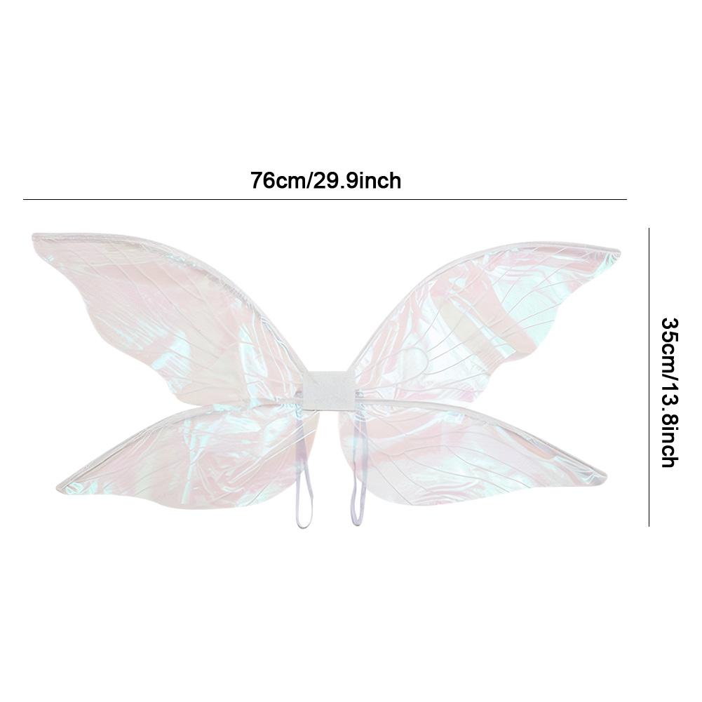 Женское платье Эльфийские девочки Косплей Крылья феи Крылья бабочки Ангельские крылья Легкий костюм для взрослых Маскарадный праздничный реквизит