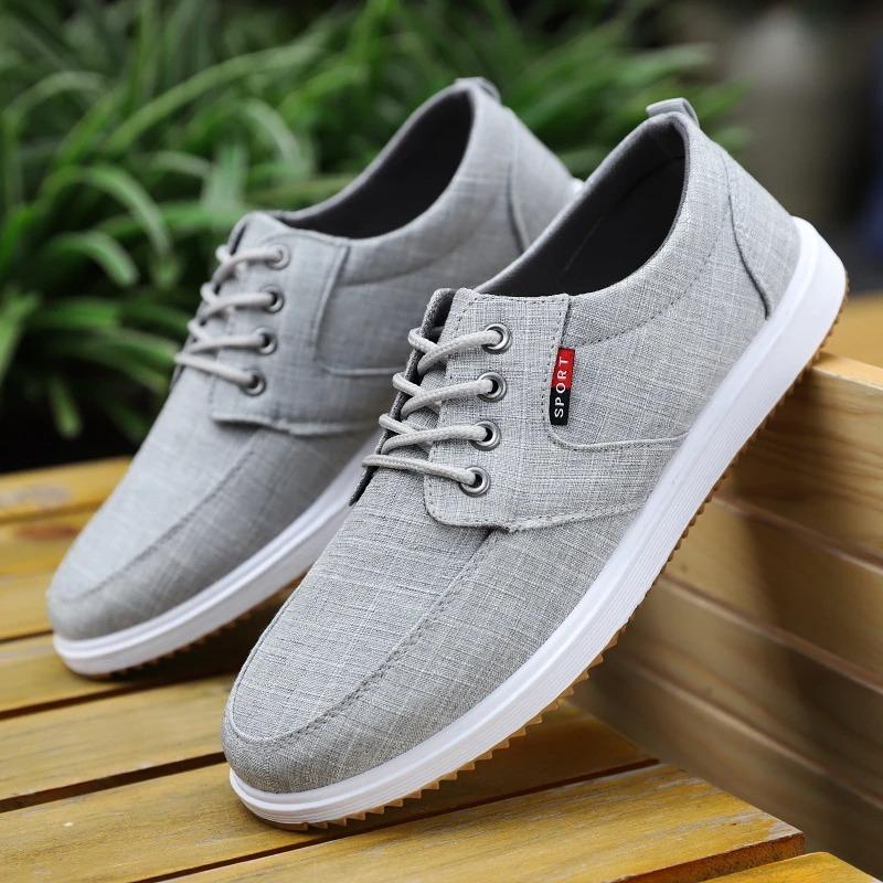 2025 Canvas Sneakers Men Vulcanized Odorless Oxfords Shoes Male Casual Breathable Trainers Sport Shoes Boys Student Plimsolls