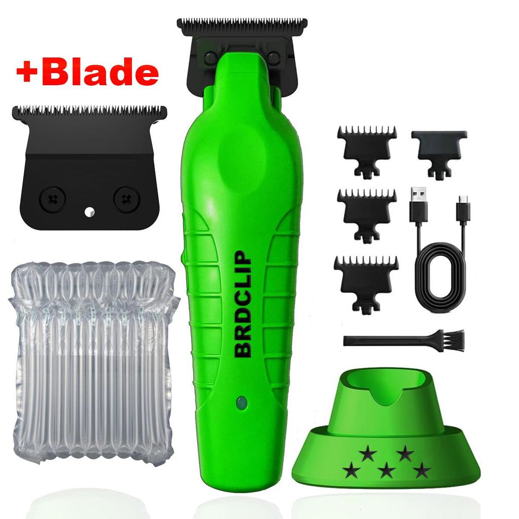 Professional Salon Home Electric Cordless Hair Trimmer BRDCLIP Engraving Trimming Hair Clipper BL1T Beard Bald Head Men Barber Machine